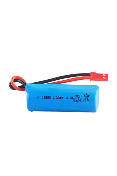 Efcell Şarj Edilebilir 3.7V 1100mAh JST Kırmızı Soketli Batarya - 18500