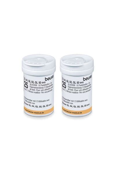 Generic Beurer GL 44/50 Blood Glucose Test Strips, 50 pcs