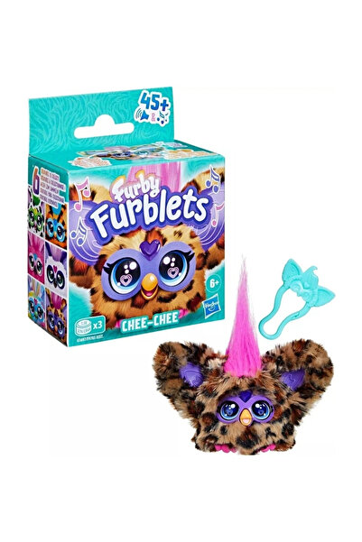 Hasbro Furby Furblets Chee-Chee Elektronik Mini Peluş 45+ Sesli 6+ Yaş