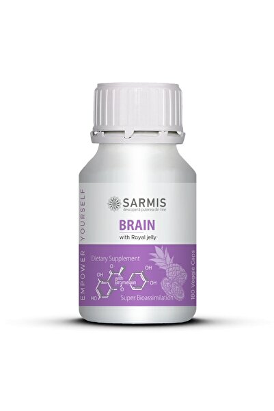 Sarmis Evolution BRAIN cu Bromelaina (180 cps veg) | Supliment pentru Sanatat...
