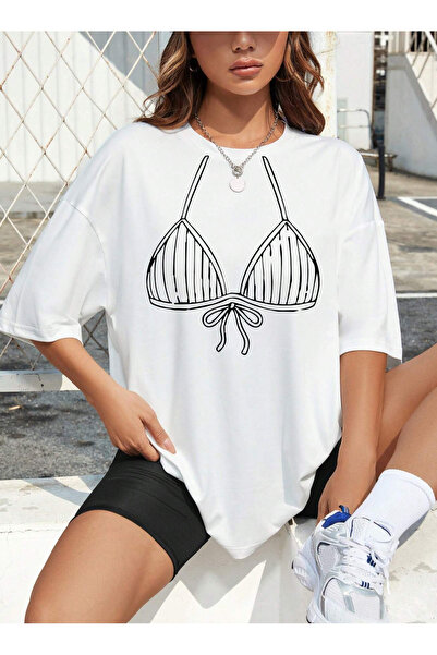 SUNFREE BİKİNİ ÜZÜST ÖZEL TASARIM Tricou din bumbac pentru femei, cu mânecă s...