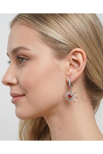 Mutenaura Stainless Steel Sun Earrings