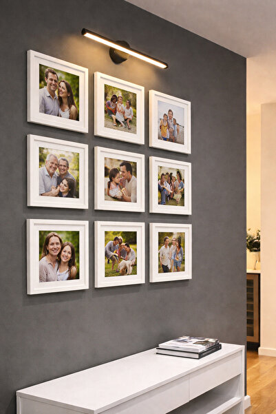 İzmir Sanat 9 Adet 20x20 Fotoğraf Çerçevesi Tablo Seti
