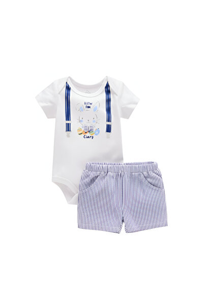 Bambimici -Amira Printed Set for Baby Boy & Baby Girl-Multicolor, 03M to 12M