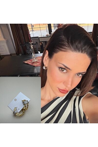 mibrillo أقراط حلقية مرصعة بالأحجار الكريمة مماثلة للعلامات التجارية (أقراط غ...