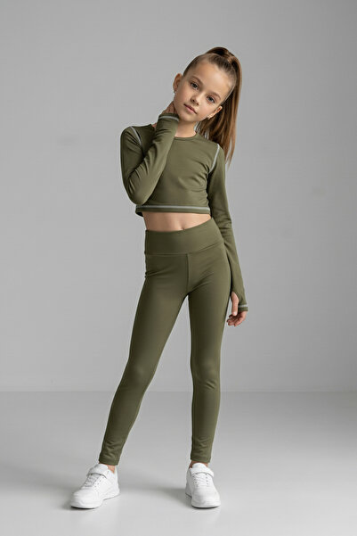 Colorinas Μπλουζάκι για κορίτσια με μακρύ μανίκι Tori Flat Finger Snap