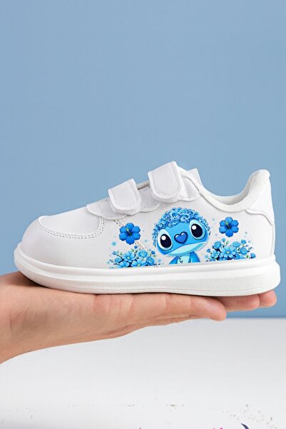 archiepet Μπλε χαριτωμένα αθλητικά παπούτσια για κορίτσια με στάμπα χαρακτήρω...