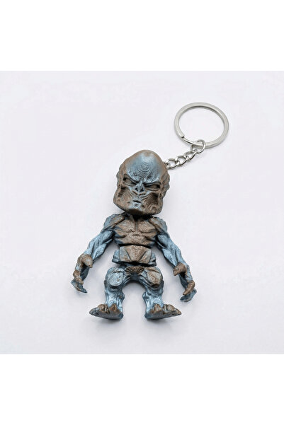 Atatuğ Hediyelik Special Design 3D Printed Alien Figure Keychain with Detaile...