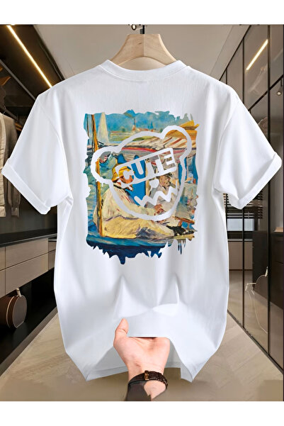 Unisex Bay/ Oversize Baskılı Tshirt