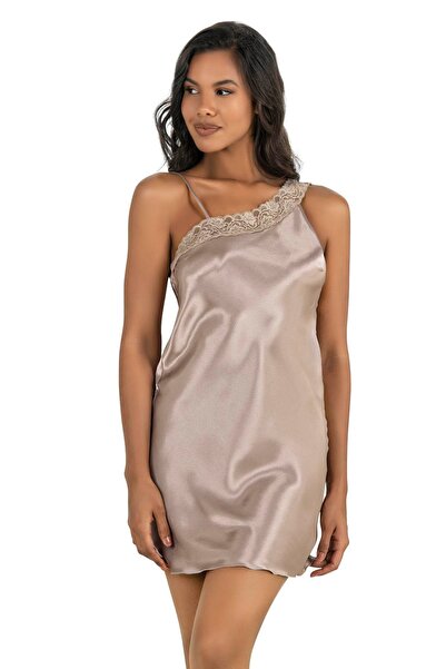 PRIMODA Women'S, Stone, Satin Nightgown