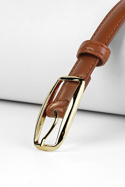 marisha Women's Thin Oval Gold Buckle Belt – Stylish and Compatible with Dres...