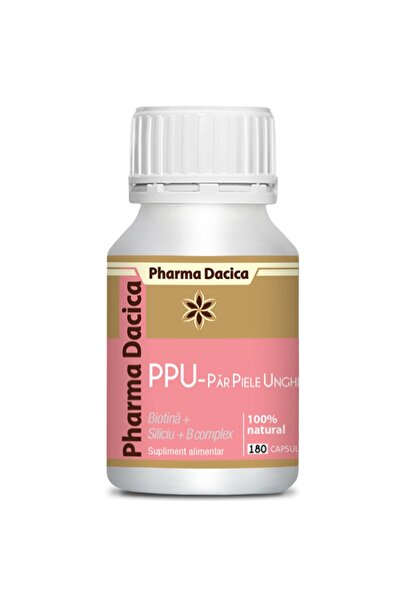 Pharma Dacica PPU – Par, Piele, Unghii, 180 capsule pentru metabolism