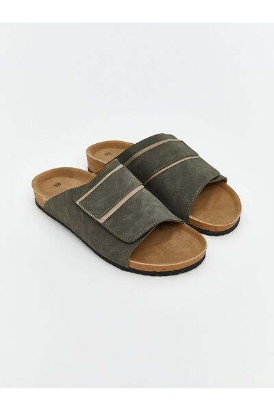 LC Waikiki Suede Look Men's Slippers