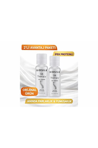 Silk Therapy Saç Serumu 15 ml x2 – İpek Proteinli 2’li Paket