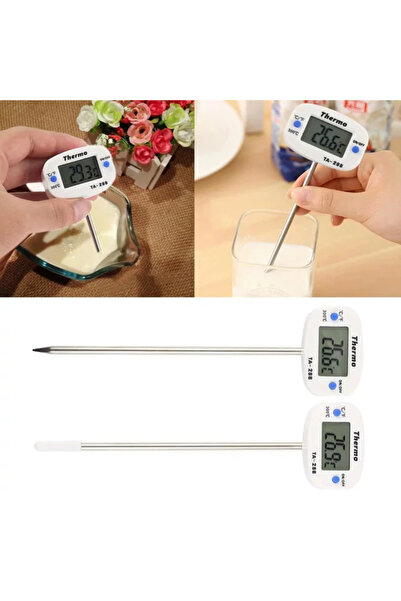 Perfect Home Termometru digital pentru temperatură internă (carne) cu sondă d...