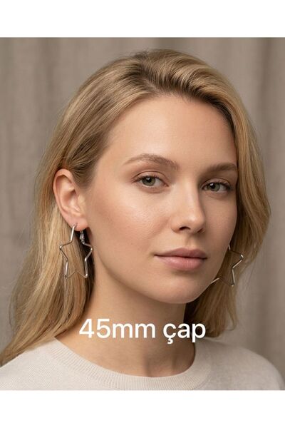 Mutenaura 316L Stainless Steel Hoop Earrings (30-35-45-70 mm)