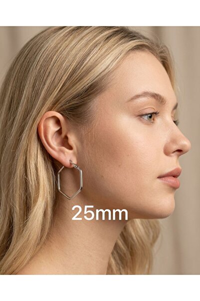 Mutenaura 316L Stainless Steel Hoop Earrings (30-35-45-70 mm)