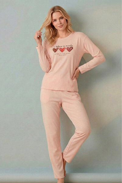 Farya Home Minimalist Patterned Large Size Simple and Stylish Long Sleeve Kni...