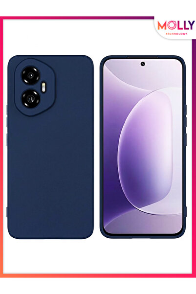 Molly Night Blue Liquid Inside Velvet Matte Silicone Case for Honor 300