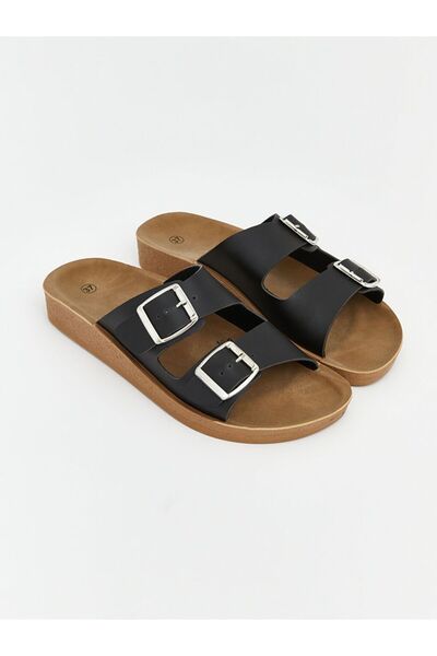 LC Waikiki Double-Strapped Thick-Soled Women's Slippers