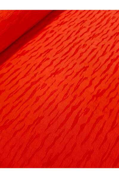 GrandTekstil 150 En Red Viscose Jacquard Patterned Fabric Suitable for Dress,...