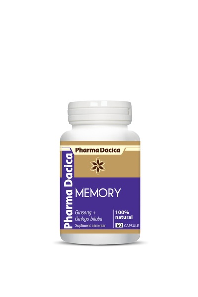 Pharma Dacica Memory, 60 capsule pentru stres și somn