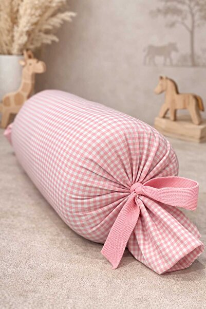 Tly Home Textiles Gingham Baby and Children's Room Decorative Cylinder Pillow...