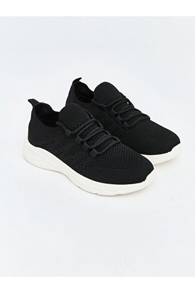 LC Waikiki Lcw Steps Black Lace-Up Women's Sports Shoes