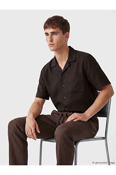 LC Waikiki Regular Fit Resort Collar Men's Shirt