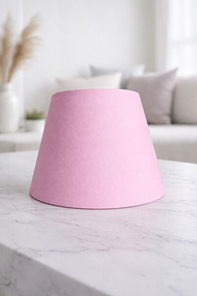 flu aydınlatma Abajur Şapkası PEMBE Kumaş Modern Dekoratif Abajur Başlığı (1 ...