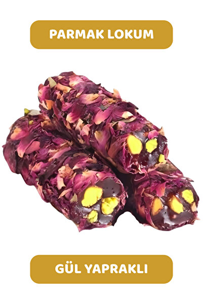 Arı Lokumları 1978 Rose Petal Covered Pistachio Rose Flavored Finger (Sugared...