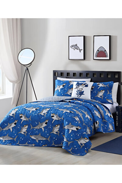 OVERSLEEP Single Summer Bedspread 4 Pieces - Warm Dreams with Fun Designs