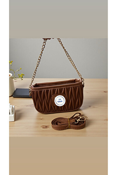 Gözde Mağazacılık Embro Chain Detailed Hand Shoulder Women's Bag