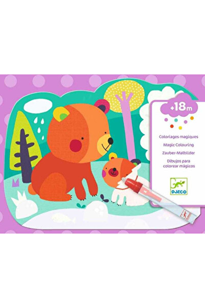 djeco Set de pictură în acuarelă în pădure