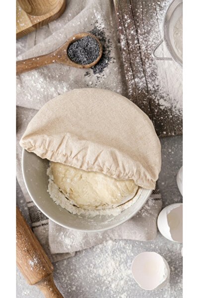 MiniStand Cotton Raw Fabric Dough Proofing Cap Elastic Bowl Cover Dough Proof...