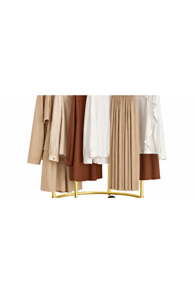 VISURON Round Stainless Steel Clothes Rack with Wheels, Chrome Finish, 40 kg ...