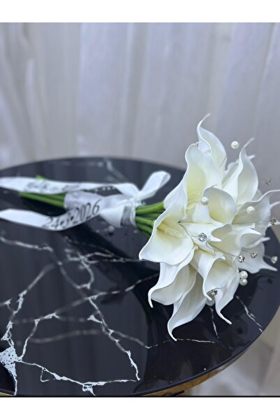 Merveparti Gala Gelin çiçeği gerçek görünümlü yapay