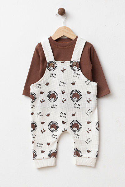 yukobaby bebeğiniz için en doğalı Baby Boy Cute Lion 2-Piece Badili Slopet Se...