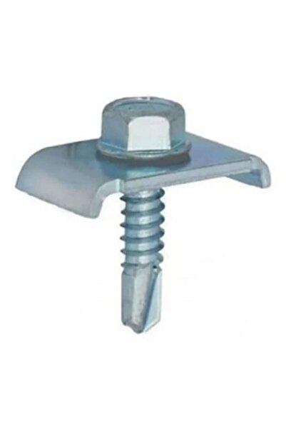 OEM Zinc Clamp for Fencing with Self-Drilling Screw 6.3x25mm - (set of 100 pcs)