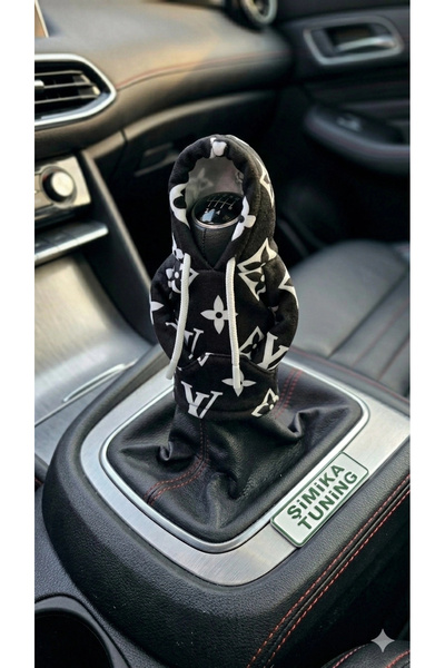 şimika tuning tuningmarketim Lv Black Automobile Gear Shift Polar Fleece Hood...