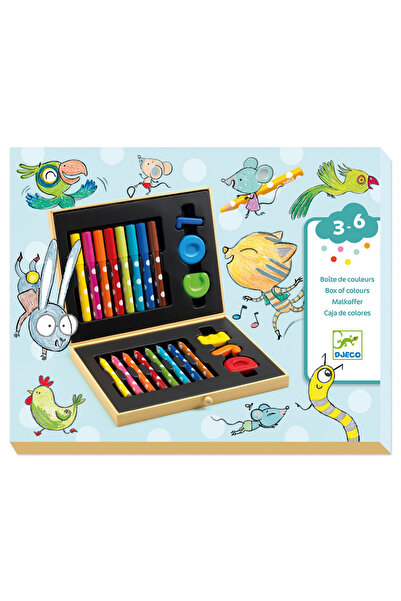 djeco Cutie cu culori pentru primele desene