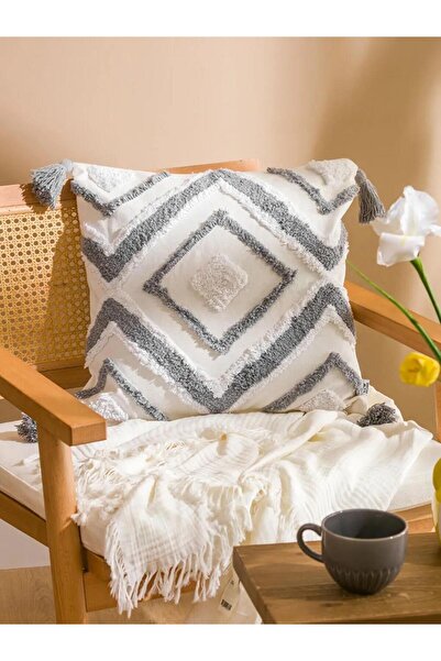 LC Waikiki Με φούντες Θήκη διακοσμητικού μαξιλαριού 45x45 εκ. (S6)