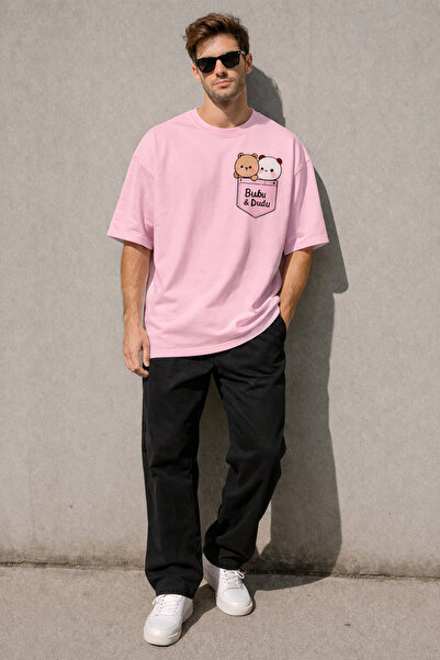 ArtYus Bubu & Dudu Printed Crew Neck Unisex T-Shirt – Cotton Oversize Casual ...