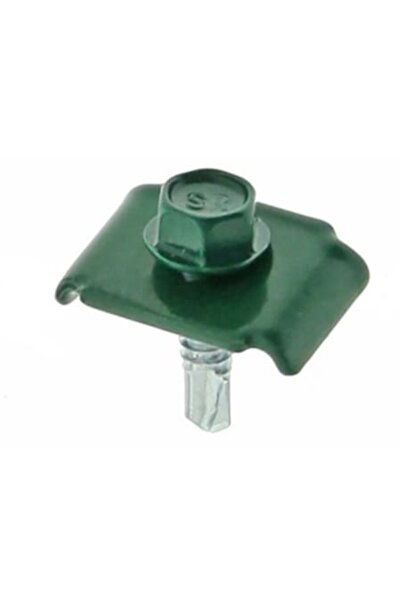 OEM Green Clamp for Fence with Self-Drilling Screw 6.3x25mm - (set of 100 pcs)