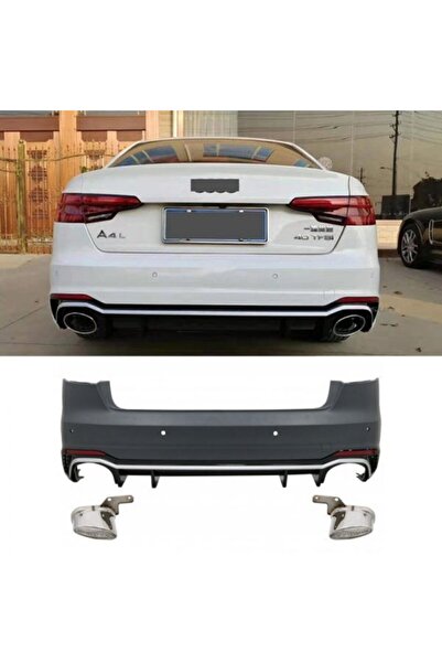 Dmb Audi A4 Rs4 Arka Tampon Komple Set 2017-2019 arası uyumlu