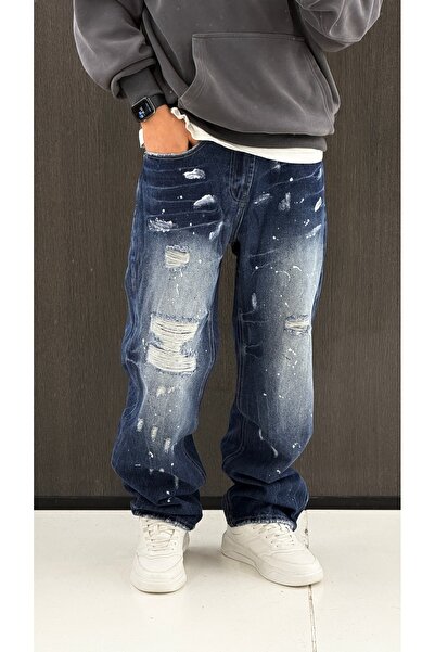 Urban Collection Men's ripped jeans, blue Urbancollection