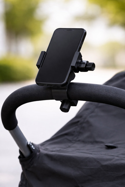 Baalaa Baby Stroller Phone Holder – 360 °   Rotary-Adjustable Phone Holder-3D...