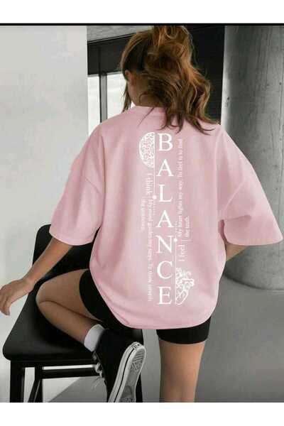 DİVİN New Season Printed Fabric Oversized T-Shirt