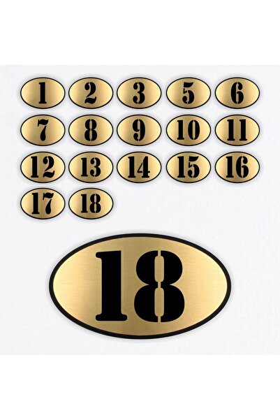 zafrakreklam 1 to 18 Ellipse Lazer Black & Gold - Apartment Site -Apartment H...