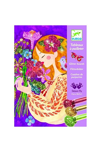 djeco Atelier creativ cu sclipici - Parfumul florilor